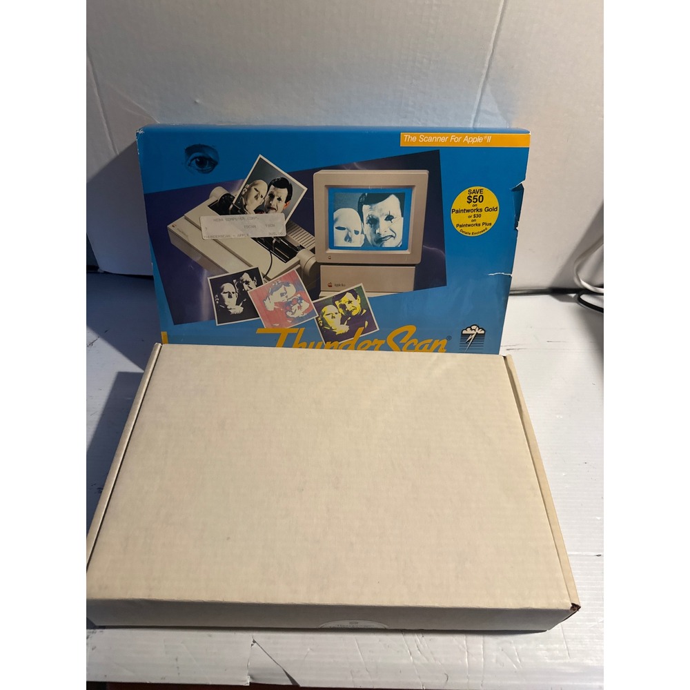 Thunderware ThunderScan for Apple II Vintage Scanner ImageWriter Cartridge Boxed